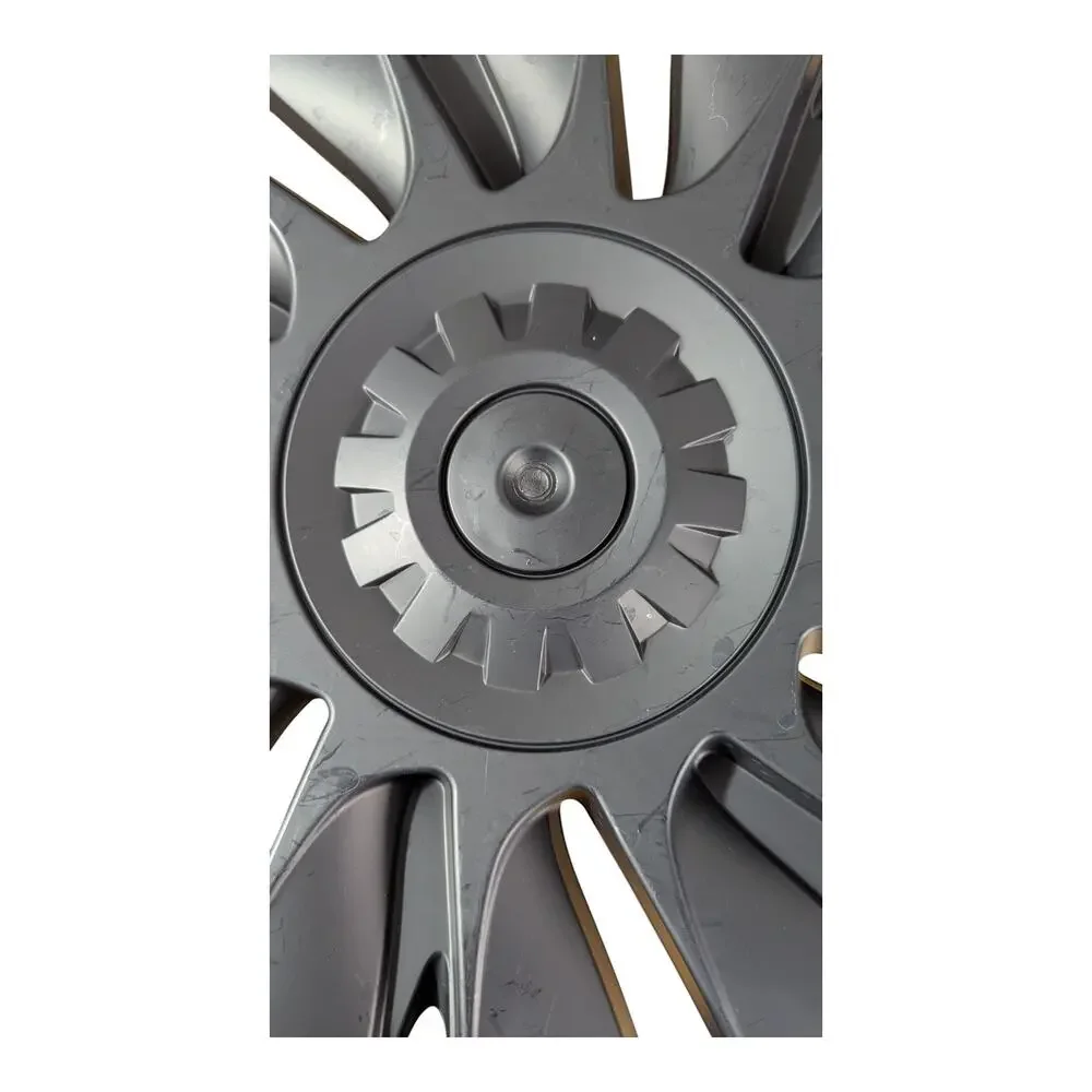 Black Tesla Model Y Wheel Cover Rim Patch 21 Inch Hub Cap Protectors (Lot of 2)